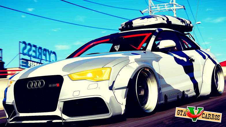 Audi RS5 Libertywalk for GTA 5 front view