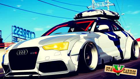 Audi RS5 Libertywalk for GTA 5 front view