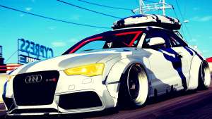 Audi RS5 Libertywalk for GTA 5 front view