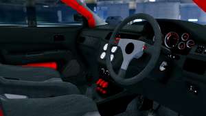 2006 Mitsubishi Lancer Evolution IX 2.0 for GTA 5 - interior