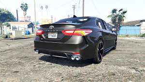 Toyota Camry XSE 2018 [replace] for GTA 5 - rear view