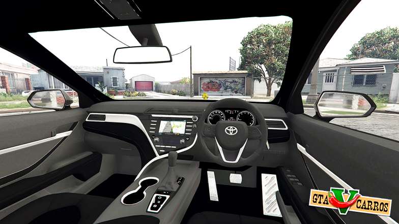 Toyota Camry XSE 2018 [replace] for GTA 5 - interior