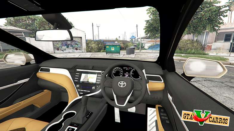 Toyota Camry XSE 2018 [add-on] for GTA 5 - interior