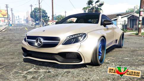 Mercedes-Benz C 63 S AMG widebody [add-on] for GTA 5 - front view