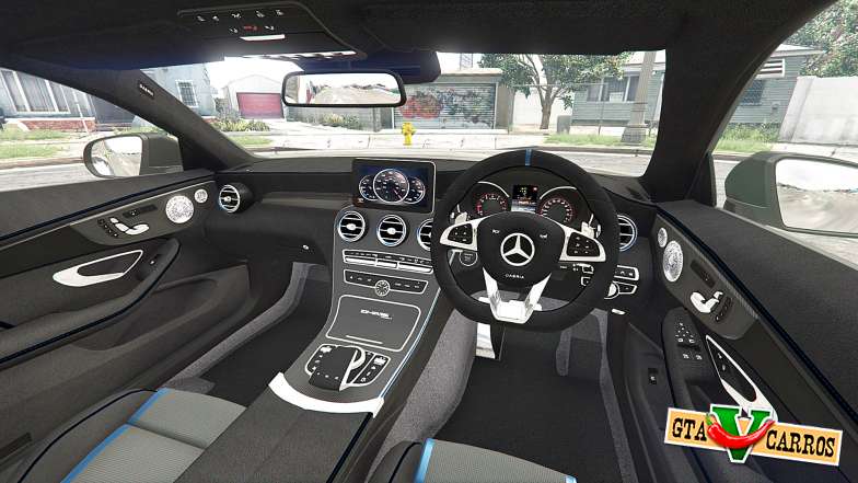 Mercedes-Benz C 63 S AMG widebody [add-on] for GTA 5 - interior