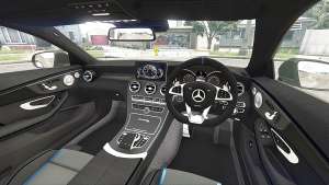 Mercedes-Benz C 63 S AMG widebody [add-on] for GTA 5 - interior