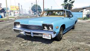 Dodge Monaco 1974 v2.0 [replace] for GTA 5 - front view