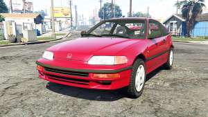 Honda CR-X (EF) 1991 for GTA 5 - front view