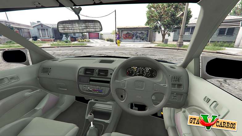 Honda Civic (EK9) for GTA 5 - interior