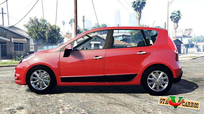 Renault Scenic (JZ) 2009 [replace] for GTA 5 - side view