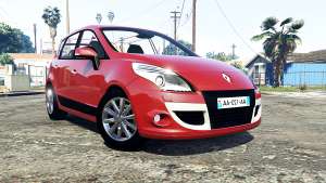 Renault Scenic (JZ) 2009 [replace] for GTA 5 - exterior