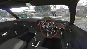 Playmouth Hemi Cuda (BS) 1971 [add-on] for GTA 5 - interior