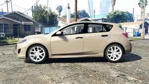 Mazdaspeed3 (BL) 2010 [replace] for GTA 5 - side view