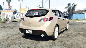 Mazdaspeed3 (BL) 2010 [replace] for GTA 5 - rear view