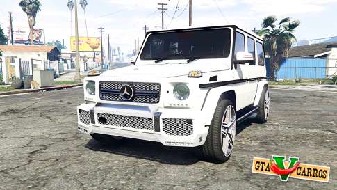 Mercedes-Benz G 65 AMG (W463) v1.1 [replace] for GTA 5 - front view