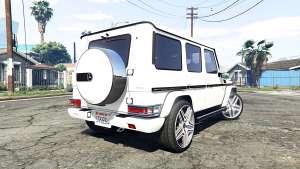 Mercedes-Benz G 65 AMG (W463) v1.1 [replace] for GTA 5 - rear view