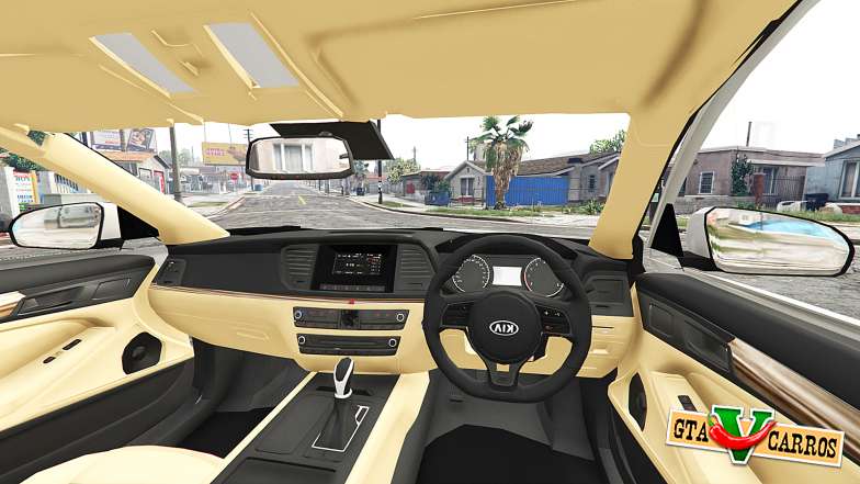 Kia Cadenza (YG) 2017 [replace] for GTA 5 - interior