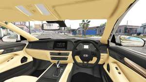 Kia Cadenza (YG) 2017 [replace] for GTA 5 - interior