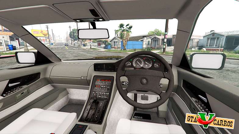 BMW 850i (E31) [replace] for GTA 5 - interior