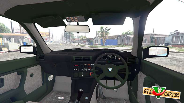 BMW M3 (E30) [replace] for GTA 5 - interior