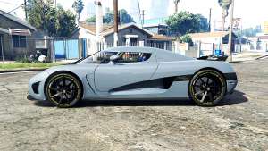 Koenigsegg Agera N 2011 [replace] for GTA 5 - side view