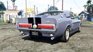 Ford Mustang GT500 1967 [replace] for GTA 5 - rear view