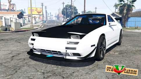Mazda Savanna RX-7 (FC) [replace] for GTA 5 - front view