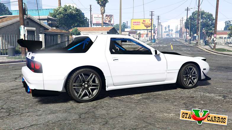 Mazda Savanna RX-7 (FC) [replace] for GTA 5 - side view