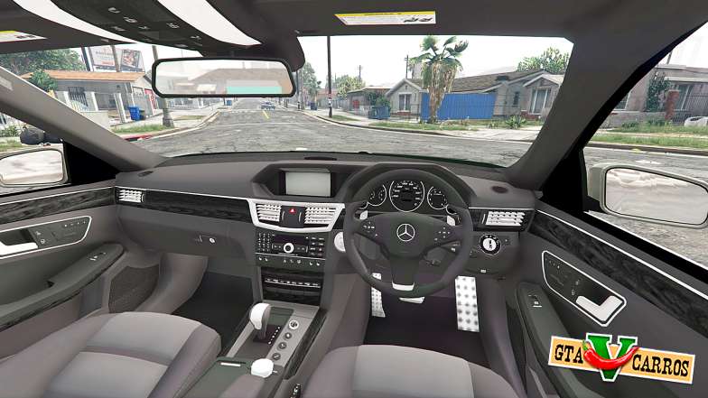 Mercedes-Benz E63 AMG (W212) 2013 [replace] for GTA 5 - interior