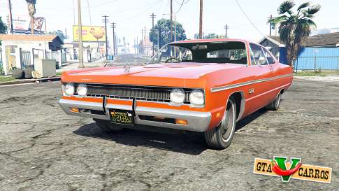 Plymouth Fury III 1969 [replace] for GTA 5 - front view