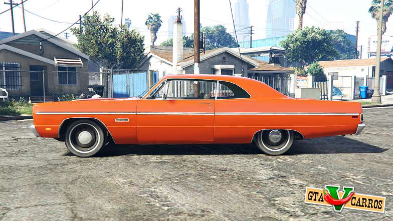 Plymouth Fury III 1969 [replace] for GTA 5 - side view