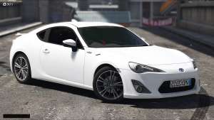 Toyota GT86 1.2 for GTA 5 - front view