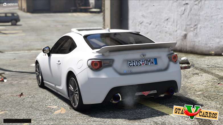 Toyota GT86 1.2 for GTA 5 - rear view