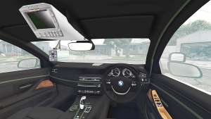 BMW 525d Touring Metropolitan Police [replace] for GTA 5 - interior
