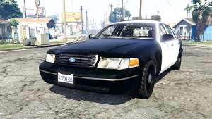 Ford Crown Victoria Police v1.3 [replace] for GTA 5 - front view