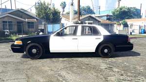 Ford Crown Victoria Police v1.3 [replace] for GTA 5 - side view