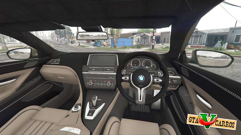 BMW M6 Coupe (F13) [replace] for GTA 5 - interior