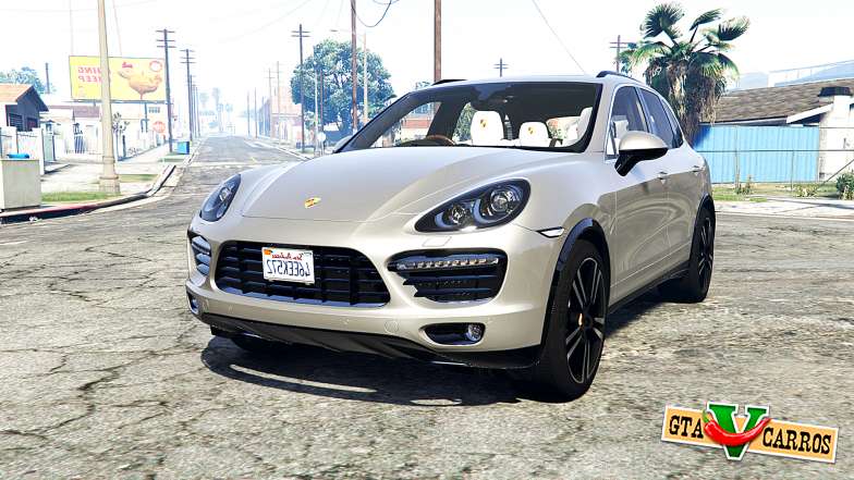 Porsche Cayenne Turbo (958) 2013 v1.1 [add-on] for GTA 5 - front view