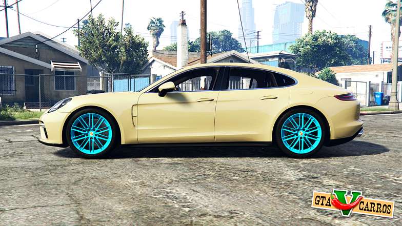 Porsche Panamera Turbo (971) 2017 [replace] for GTA 5 - side view
