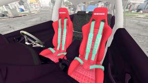 Toyota Vios (XP150) 2013 [replace] for GTA 5 - seats