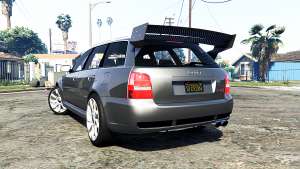 Audi RS 4 Avant (B5) 2001 v1.2 [add-on] for GTA 5 - rear view