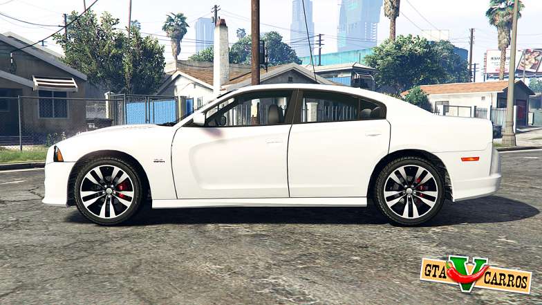 Dodge Charger SRT8 (LD) 2012 [replace] for GTA 5 - side view