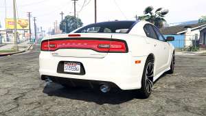 Dodge Charger SRT8 (LD) 2012 [replace] for GTA 5 - rear view