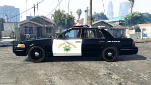 Ford Crown Victoria Highway Patrol [replace] for GTA 5 - side view