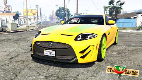 Jaguar XKR-S GT (X150) 2013 v1.1 [replace] for GTA 5 - front view