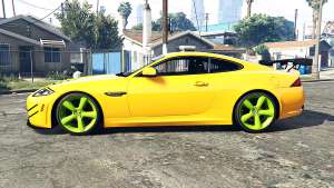 Jaguar XKR-S GT (X150) 2013 v1.1 [replace] for GTA 5 - side view
