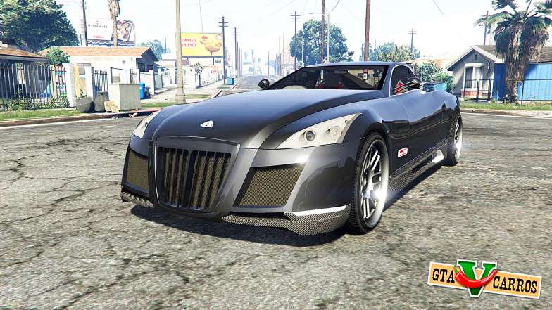 Maybach Exelero concept 2005 v0.5 [replace] for GTA 5 - front view