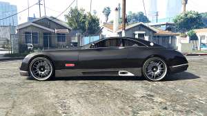 Maybach Exelero concept 2005 v0.5 [replace] for GTA 5 - side view