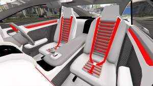 Maybach Exelero concept 2005 v0.5 [replace] for GTA 5 - seats