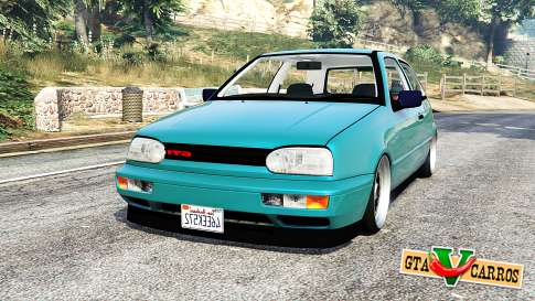 Volkswagen Golf GTI Mk3 v1.1 [replace] for GTA 5 - front view